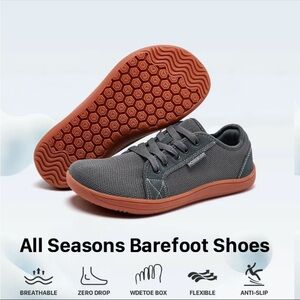 Gray Barefoot Shoes for Men